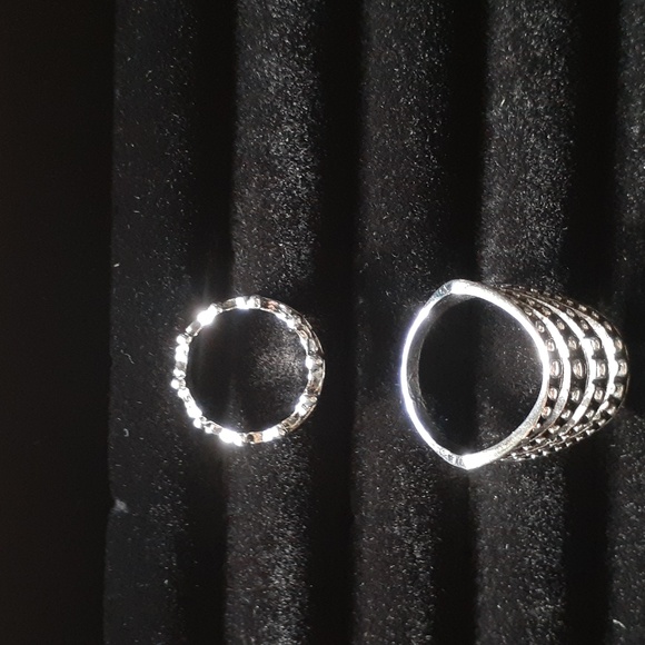 Crown and Cape Stacking Ring Set - Picture 2 of 4